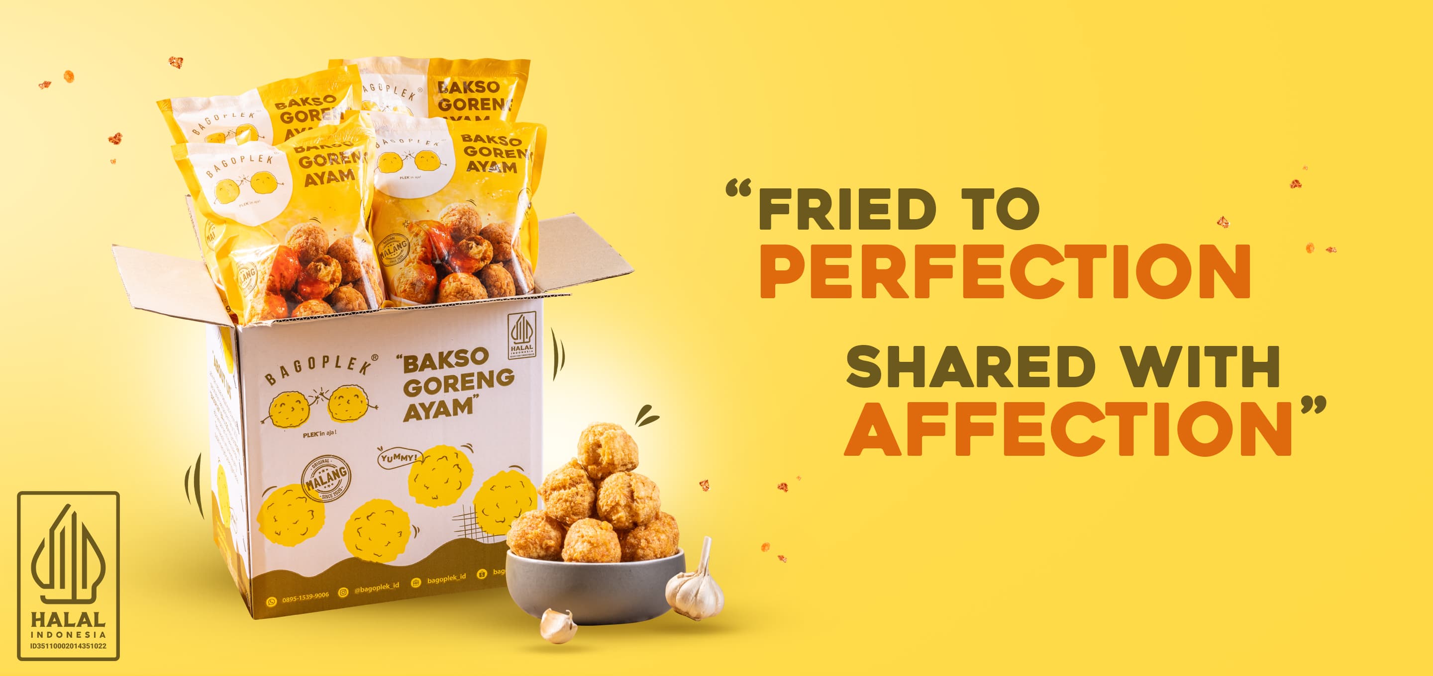 Bagoplek Bakso Goreng Ayam Paketan Halal Malang Surabaya